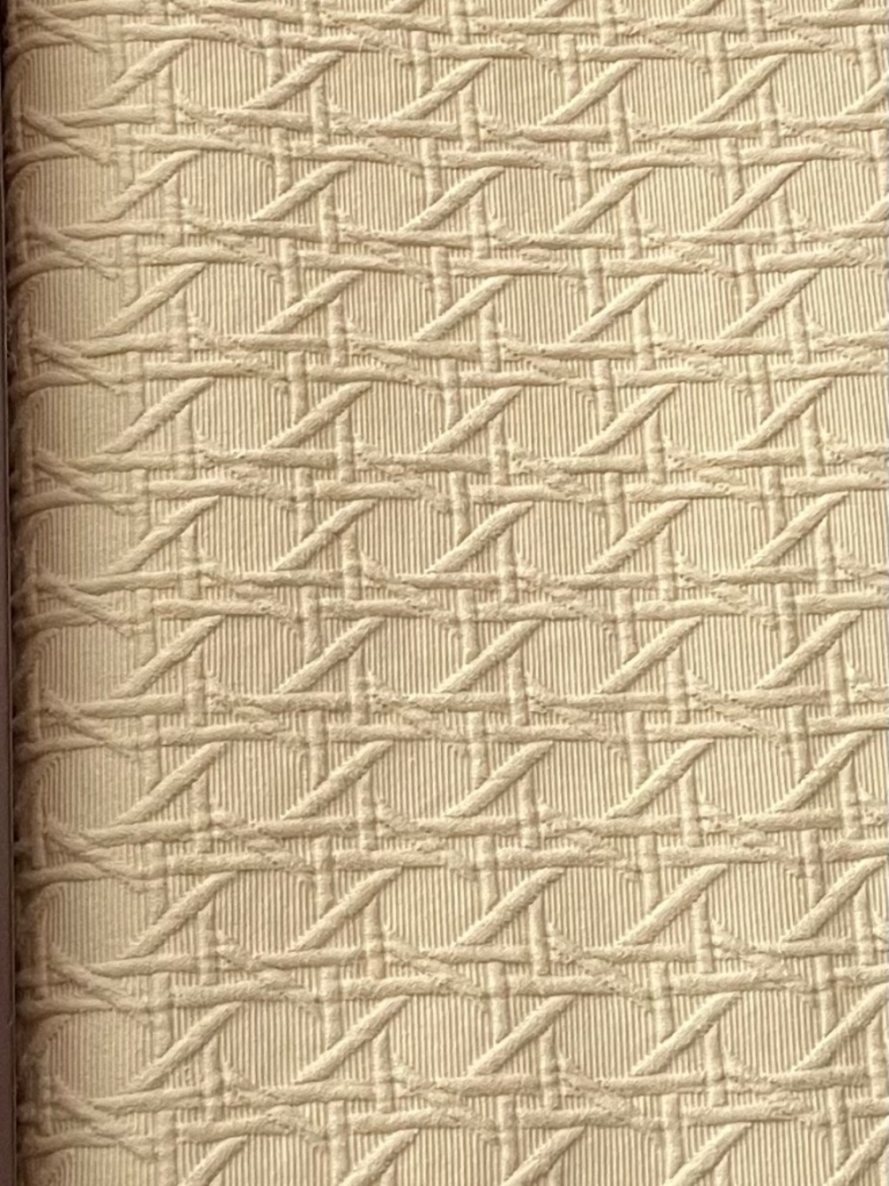 SFERRA Cane Matelasse King Coverlet Long-Staple Cotton Light Champagne/Sand